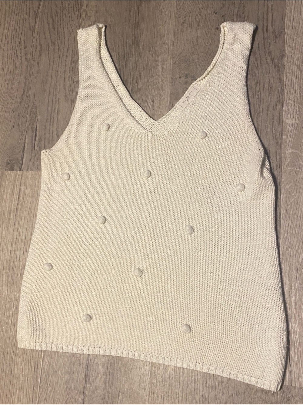 White Sweater Tank - Picture 2 of 4